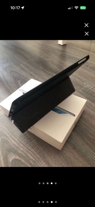 iPad Air Blanco con funda