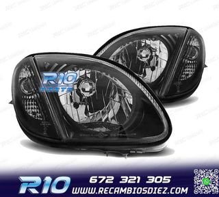 FAROS PARA MERCEDES CLASE SLK R170 96-04 FONDO NEGRO