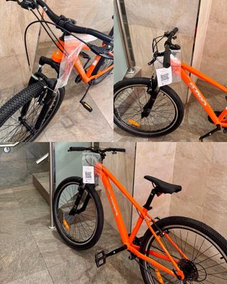 Bicicleta Junior MTB 26 Naranja Boom NUEVA