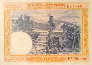 Lote 4 Billetes II República Española