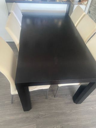 Mesa de comedor wengue