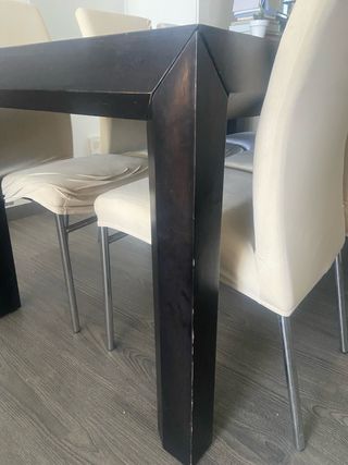 Mesa de comedor wengue