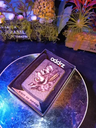 Zippo Lobo Indio Original