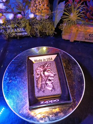 Zippo Lobo Indio Original
