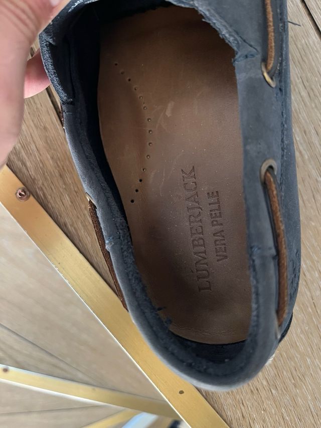 Scarpe da barca Lumberjack blu scuro