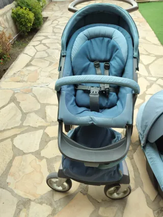 Cochecito Bebé Stokke Azul