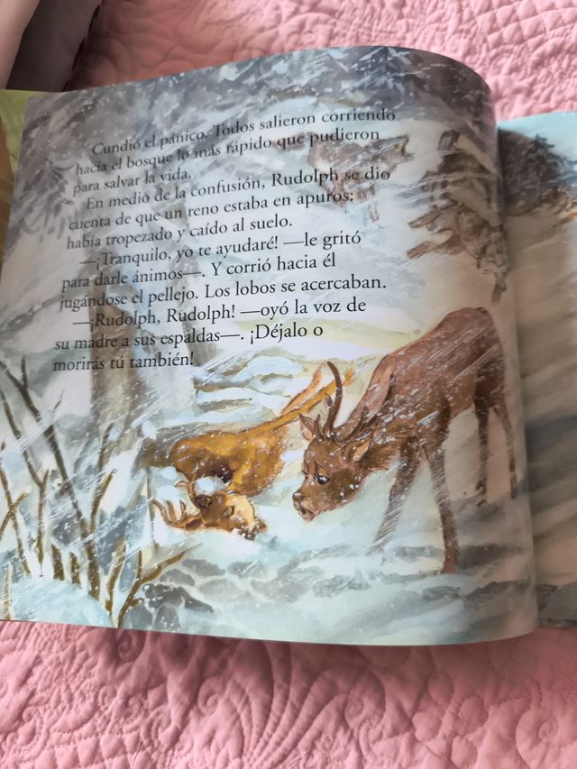 El reno y la bondad. La Navidad