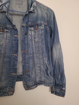 Cazadora tejana Green Coast Talla M