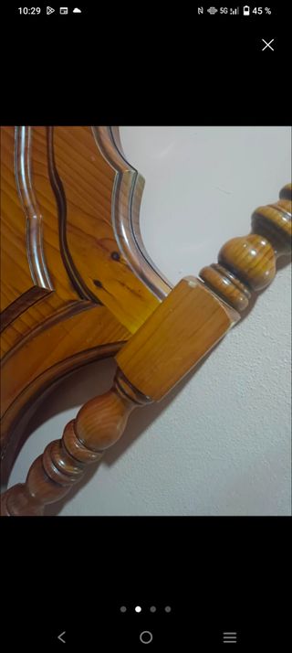 cama de 90cm de madera
