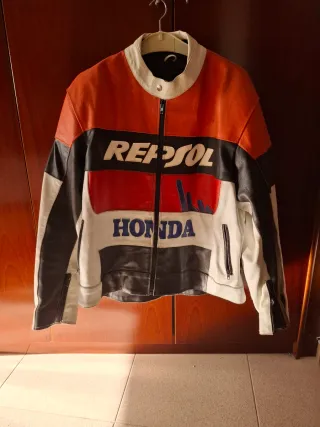 Chaqueta de Piel Repsol Honda