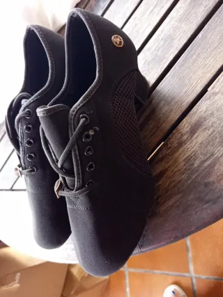 Zapatillas baile latino mujer negras
