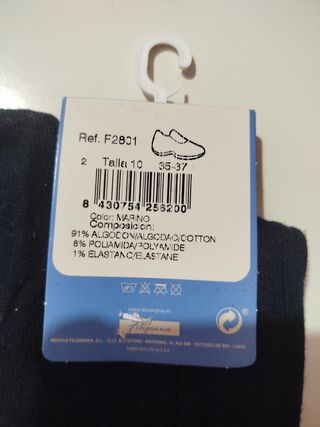 Calcetines Dorian Gray Azul Marino T. 35/37