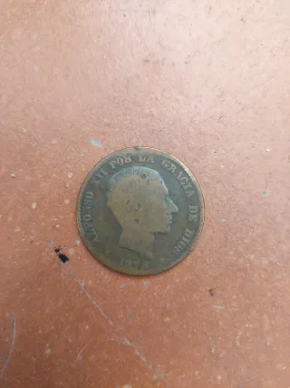Moneda 10 Céntimos Alfonso XII 1878