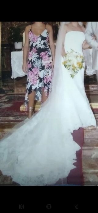 Vestido de Novia Pronovias Blanco roto.