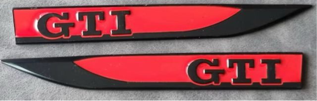 logos emblemas aletas VW golf gti