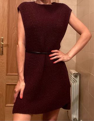 Chaleco Pedro del Hierro Talla M burdeo