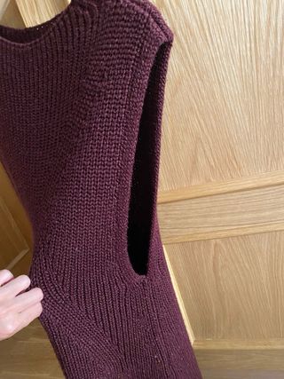 Chaleco Pedro del Hierro Talla M burdeo