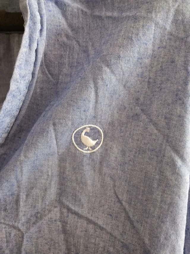 Camisa El Ganso azul talla 37