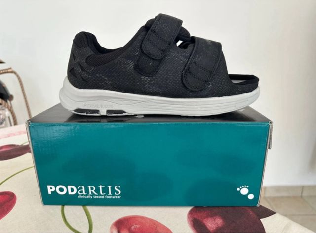 Mini In: Scarpe post intervento nere (unisex)