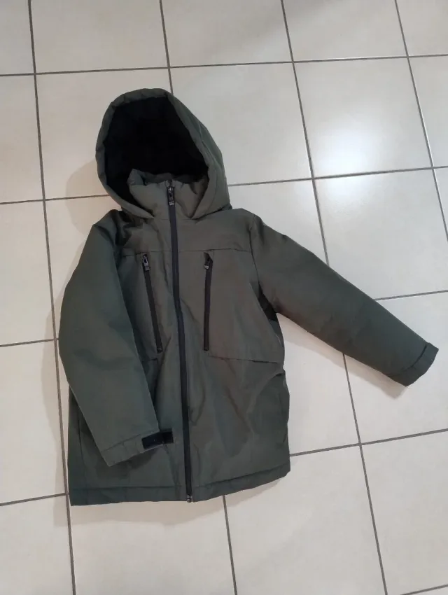 Giubbino invernale bambino verde