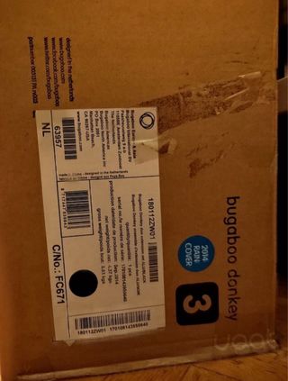 Bugaboo Donkey Gemelar Completo Rojo