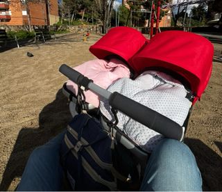 Bugaboo Donkey Gemelar Completo Rojo