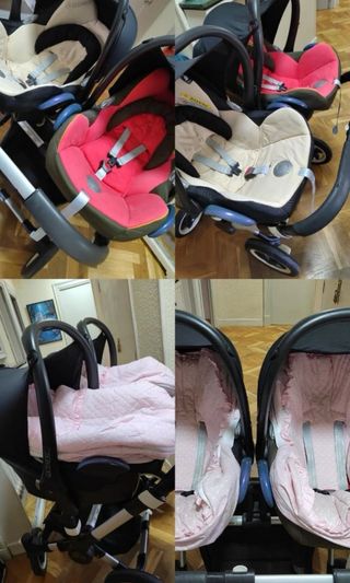 Bugaboo Donkey Gemelar Completo Rojo