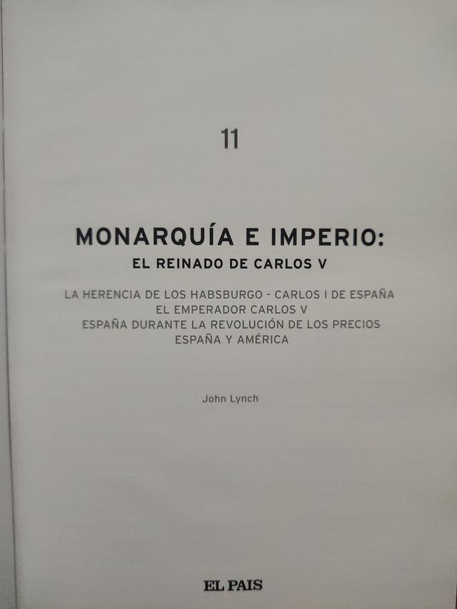 Libro Historia de España 
"Monarquia e Imperio"