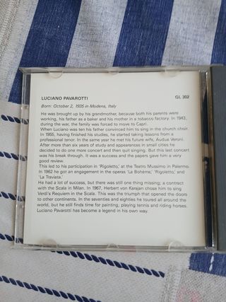 Luciano Pavarotti Live 1961-1966 CD