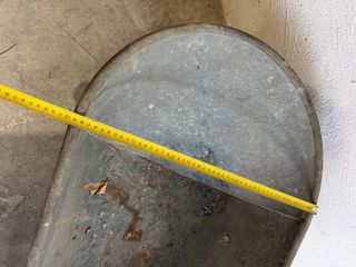 Bañera antigua zinc