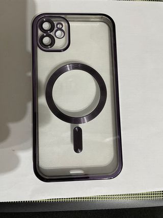 Cover iPhone 11 MagSafe Viola