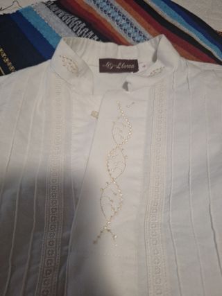 Camisa fallero niño Ely Llorca blanca