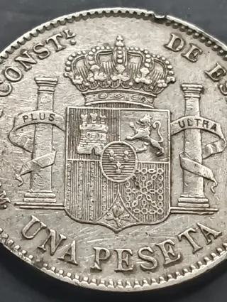 Moneda 1 Peseta Plata 1903