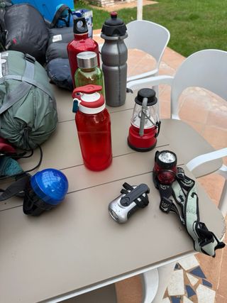 Set de acampada completo