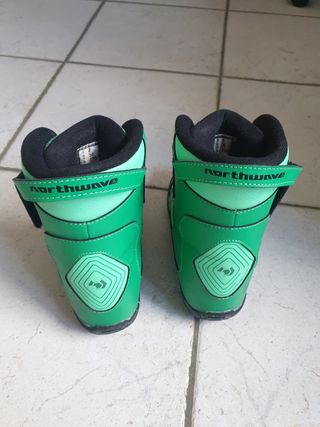 Scarponi Snowboard Bambini Northwave Verdi