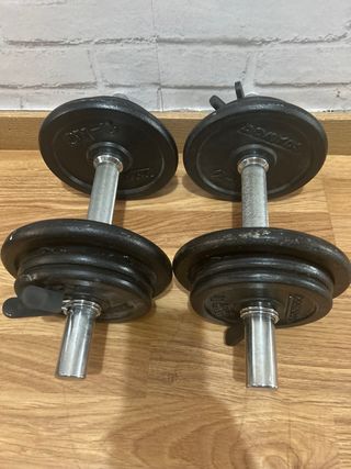 Pareja Mancuernas 20KG Ajustables