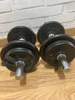 Pareja Mancuernas 20KG Ajustables