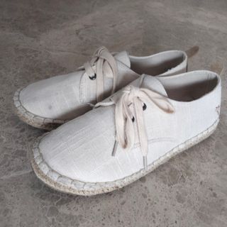 Zapatos blucher de yute cosido