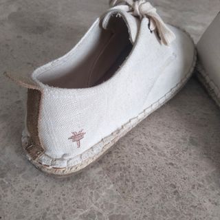 Zapatos blucher de yute cosido