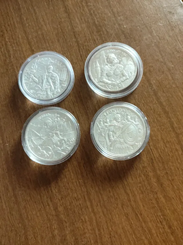 4 Onzas Plata Guerreros Legendarios Colección