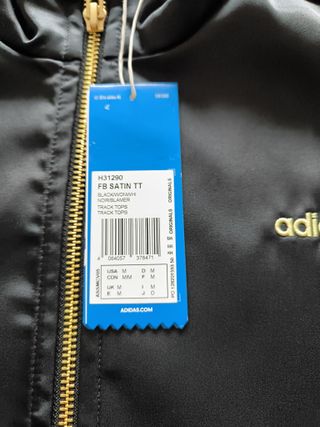 Chaqueta Adidas Negra Retro talla M sin estrenar, 