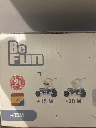 Triciclo Smoby Be Fun 2 en 1