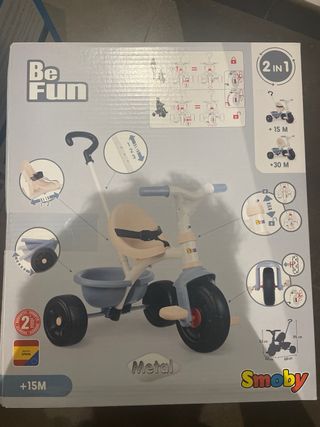 Triciclo Smoby Be Fun 2 en 1