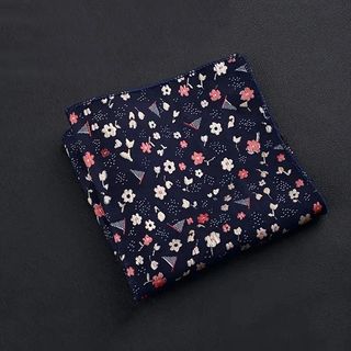 Pochette uomo fantasia floreale