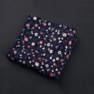 Pochette uomo fantasia floreale