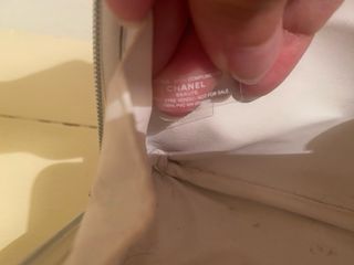 Borsa da toilette bianca Chanel