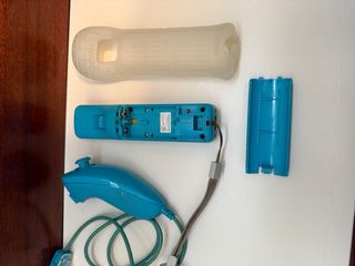 Wii Remote y Nunchuk Azul Nintendo