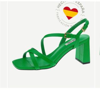 Sandalias BIBI LOU tacón verde