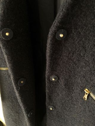 Chaqueta Lana Negra Talla S