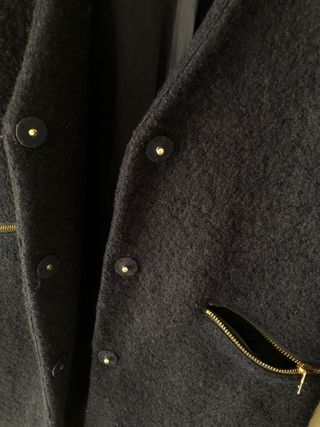 Chaqueta Lana Negra Talla S